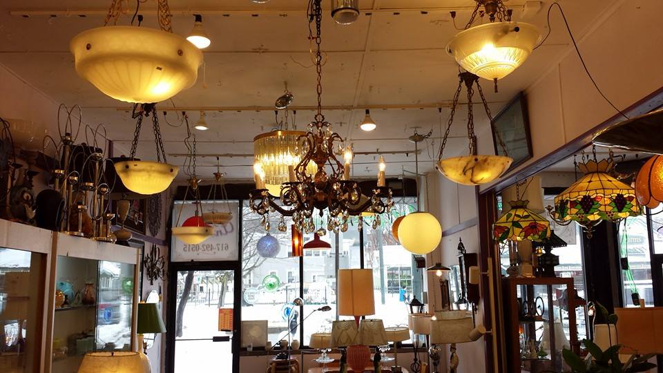 Vintage lighting deals store